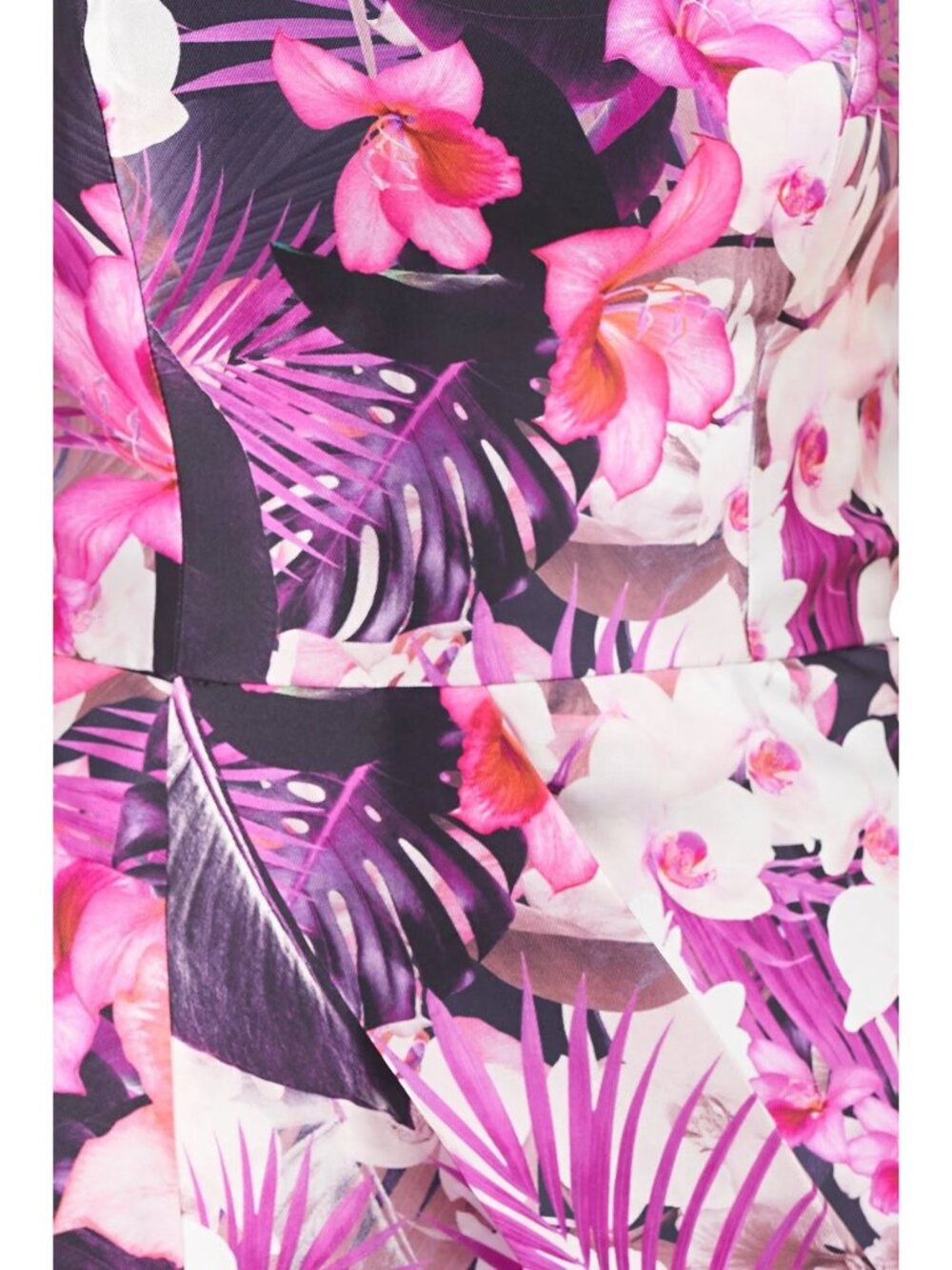 Kay Unger Lucienne Strapless Maxi Gown Magenta Floral Dress Size 10 New With Tag - Picture 4 of 8